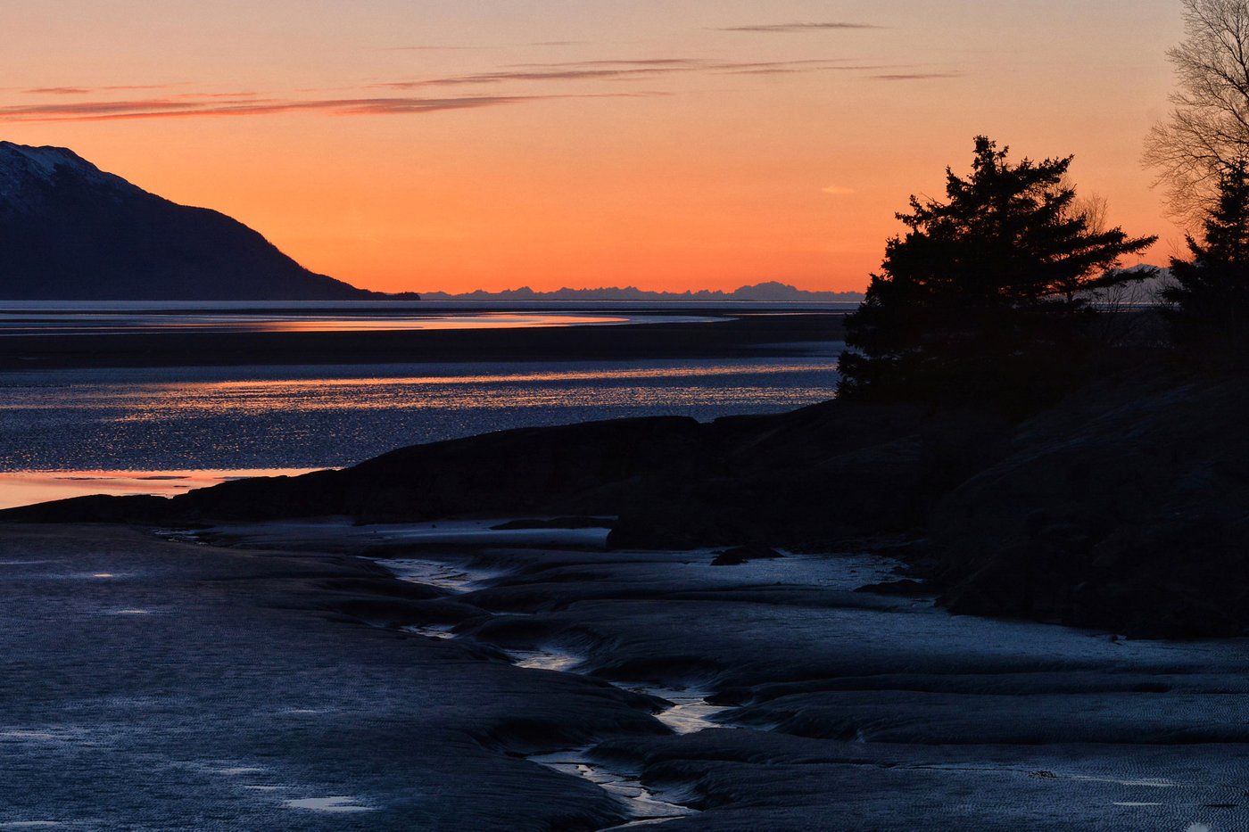Turnagain Arm from the Seward Highway near Bird Point