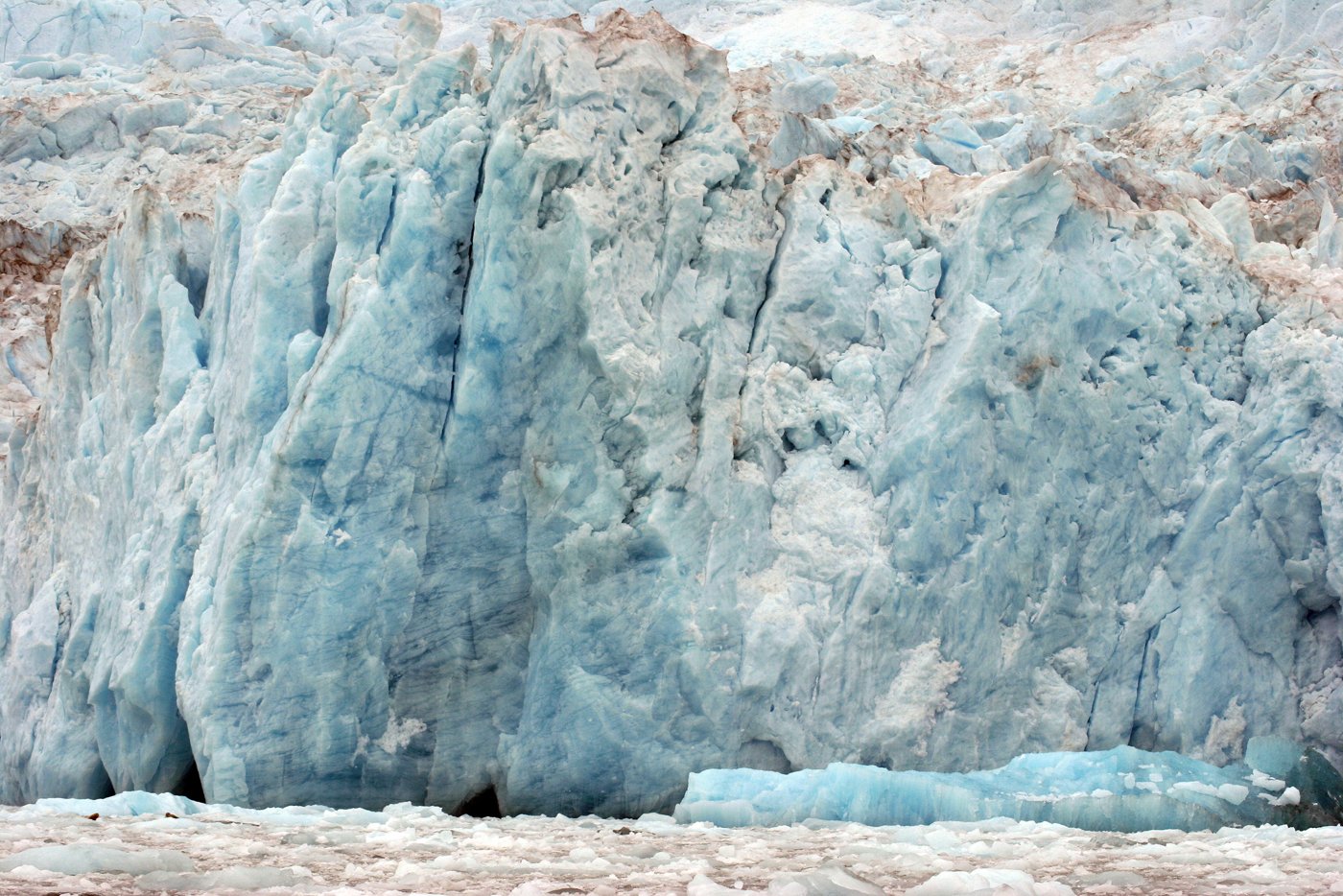 Chenega Glacier, a tidewater glacier in Prince William Sound