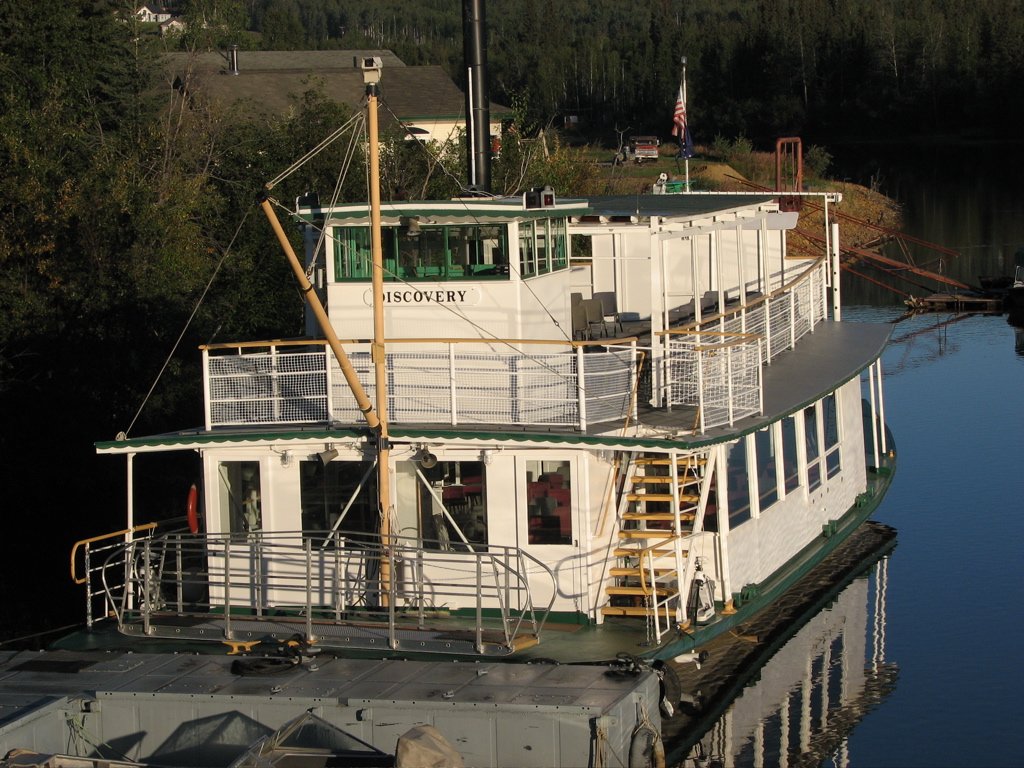 The sternwheeler Discovery docked near Fairbanks, Alaska