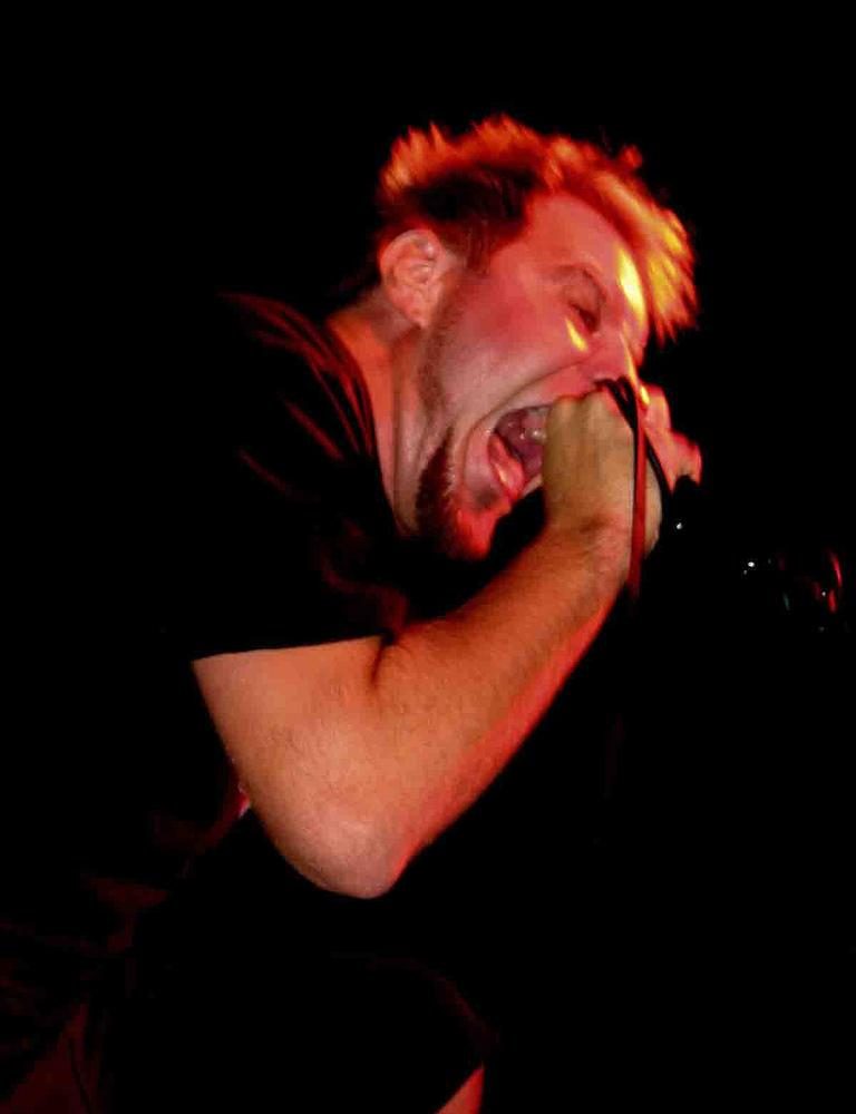 The band 36 Crazyfists performing live